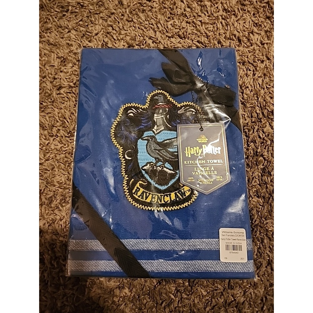 Williams Sonoma kitchen towel Harry Potter Ravenclaw New in‎ package